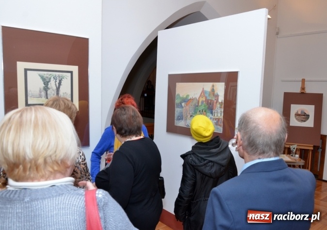 Zdjęcie w galerii na portalu naszraciborz.pl: Akwarelowe impresje w raciborskim Muzeum wiadomości z regionu