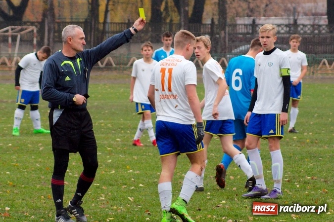 Zdjęcie w galerii na portalu naszraciborz.pl: Wiele kartek przy Wyszyńskiego. Skromna porażka Ikara z Żorami wiadomości z regionu