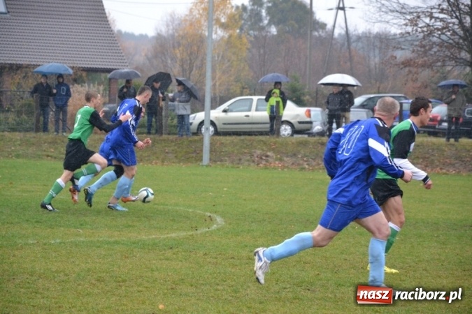 Zdjęcie w galerii na portalu naszraciborz.pl: Ulewne derby na remis, totalna porażka kibiców!  wiadomości z regionu