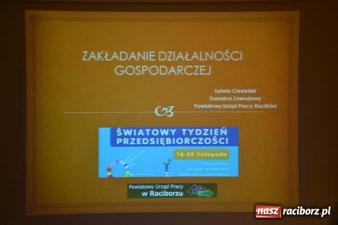 Zdjęcie w galerii na portalu naszraciborz.pl: Światowy Tydzień Przedsiębiorczości na Zamku Piastowskim za nami  wiadomości z regionu