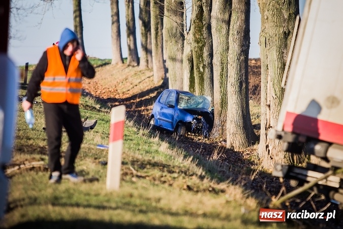 Zdjęcie w galerii na portalu naszraciborz.pl: 43-latek zginął na trasie Kietrz-Pietrowice Wielkie. Jego seicento wpadło w poślizg wiadomości z regionu