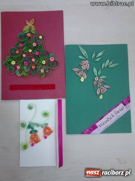 Zdjęcie w galerii na portalu naszraciborz.pl: Kartki świąteczne, słoiki i robótki ręczne, czyli listopadowe warsztaty w bibliotece wiadomości z regionu