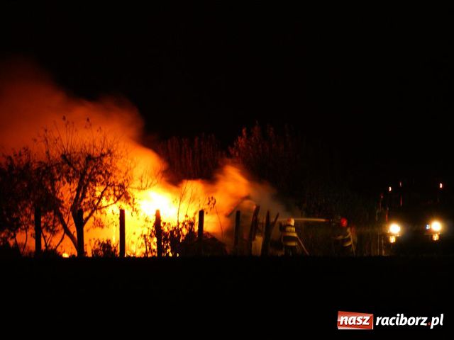 Zdjęcie w galerii na portalu naszraciborz.pl: Pożar altanki przy Źródlanej wiadomości z regionu