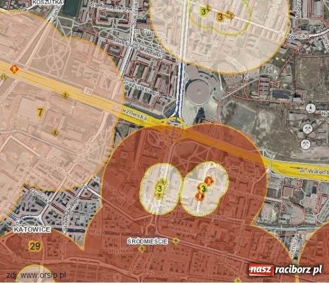 Zdjęcie w galerii na portalu naszraciborz.pl: Mapa wypadków drogowych już działa wiadomości z regionu
