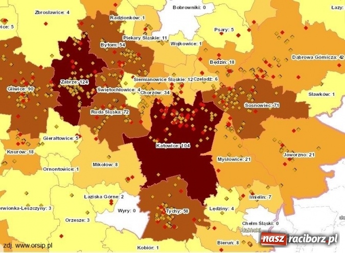 Zdjęcie w galerii na portalu naszraciborz.pl: Mapa wypadków drogowych już działa wiadomości z regionu