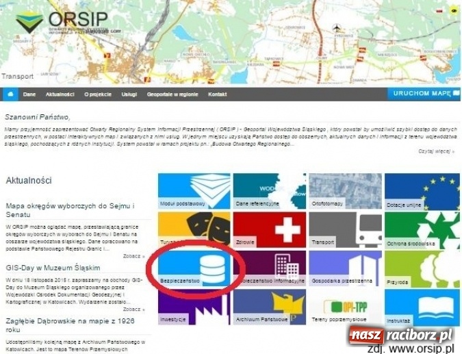 Zdjęcie w galerii na portalu naszraciborz.pl: Mapa wypadków drogowych już działa wiadomości z regionu