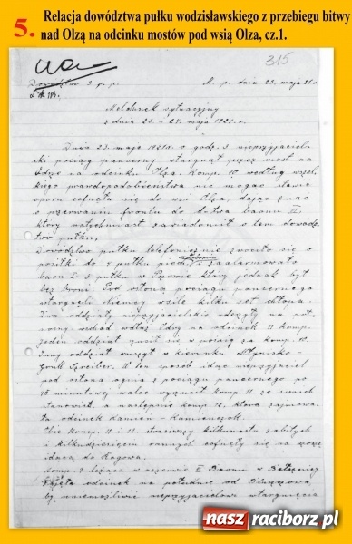 Zdjęcie w galerii na portalu naszraciborz.pl: III powstanie śląskie 1921 roku w Raciborzu i powiecie raciborskim na podstawie źródeł niemieckich – Bitwa nad Olzą 23 maja 1921 roku wiadomości z regionu
