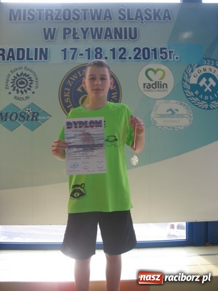 Zdjęcie w galerii na portalu naszraciborz.pl: Z pływackich aren. Medale raciborskich 12-latków wiadomości z regionu