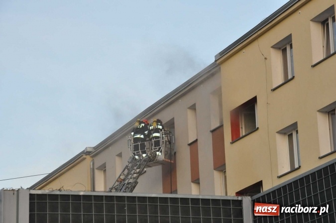 Zdjęcie w galerii na portalu naszraciborz.pl: Pożar w mieszkaniu przy Łąkowej - FOTO wiadomości z regionu