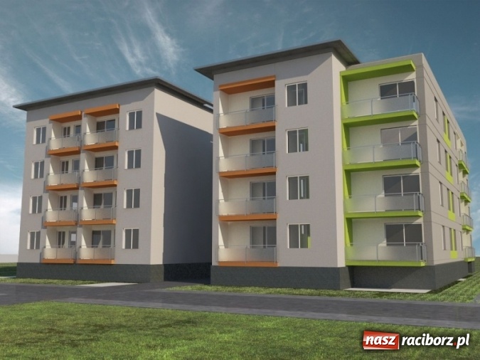 Zdjęcie w galerii na portalu naszraciborz.pl: Magistrat pokazał, jak będą wyglądać nowe bloki TBS przy Przejazdowej wiadomości z regionu