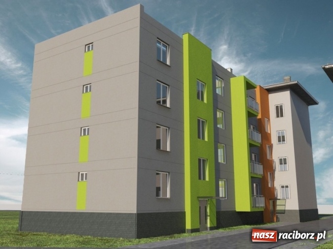 Zdjęcie w galerii na portalu naszraciborz.pl: Magistrat pokazał, jak będą wyglądać nowe bloki TBS przy Przejazdowej wiadomości z regionu