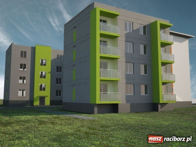 Zdjęcie w galerii na portalu naszraciborz.pl: Magistrat pokazał, jak będą wyglądać nowe bloki TBS przy Przejazdowej wiadomości z regionu