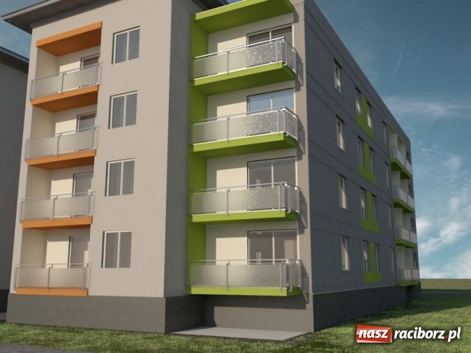 Zdjęcie w galerii na portalu naszraciborz.pl: Magistrat pokazał, jak będą wyglądać nowe bloki TBS przy Przejazdowej wiadomości z regionu