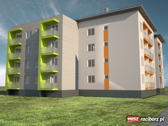 Zdjęcie w galerii na portalu naszraciborz.pl: Magistrat pokazał, jak będą wyglądać nowe bloki TBS przy Przejazdowej wiadomości z regionu