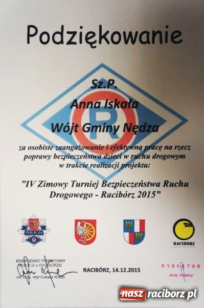 Zdjęcie w galerii na portalu naszraciborz.pl: Szef raciborskiej policji z wizytą w Urzędzie Gminy Nędza  wiadomości z regionu