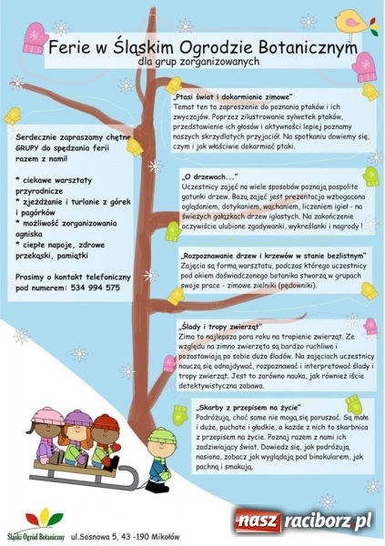Zdjęcie w galerii na portalu naszraciborz.pl: Ferie z Akademią Bior&oacute;żnorodności wiadomości z regionu