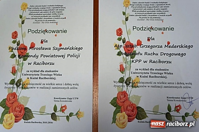 Zdjęcie w galerii na portalu naszraciborz.pl: W trosce o bezpieczeństwo seniorów w Kuźni Raciborskiej  wiadomości z regionu