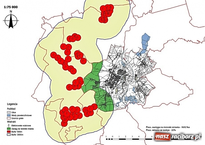 Zdjęcie w galerii na portalu naszraciborz.pl: Tu powstaną wiatraki - zobacz mapę farm wiatrowych na ziemi raciborskiej wiadomości z regionu