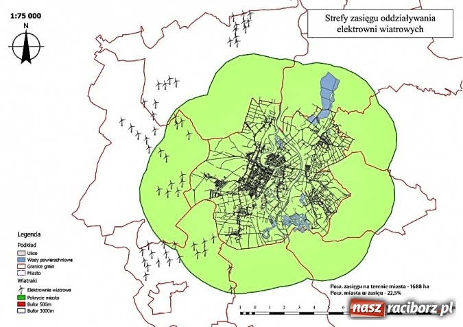 Zdjęcie w galerii na portalu naszraciborz.pl: Tu powstaną wiatraki - zobacz mapę farm wiatrowych na ziemi raciborskiej wiadomości z regionu