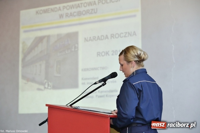 Zdjęcie w galerii na portalu naszraciborz.pl: Narada roczna w raciborskiej komendzie policji wiadomości z regionu