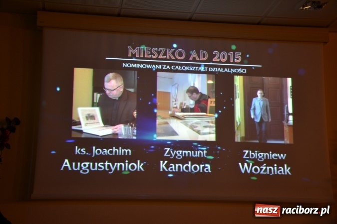 Zdjęcie w galerii na portalu naszraciborz.pl: Gala MIESZKO AD 2015 - nagrody starosty wręczone na zamku wiadomości z regionu