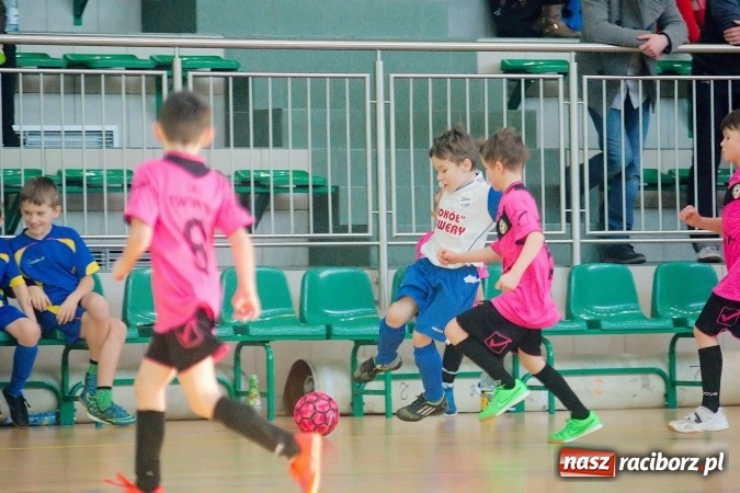 Zdjęcie w galerii na portalu naszraciborz.pl: Zimowa Liga Halowa: Emocjonujące starcia żaków w Arenie Rafako wiadomości z regionu