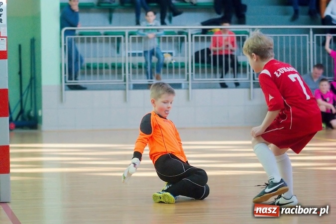 Zdjęcie w galerii na portalu naszraciborz.pl: Zimowa Liga Halowa: Emocjonujące starcia żaków w Arenie Rafako wiadomości z regionu