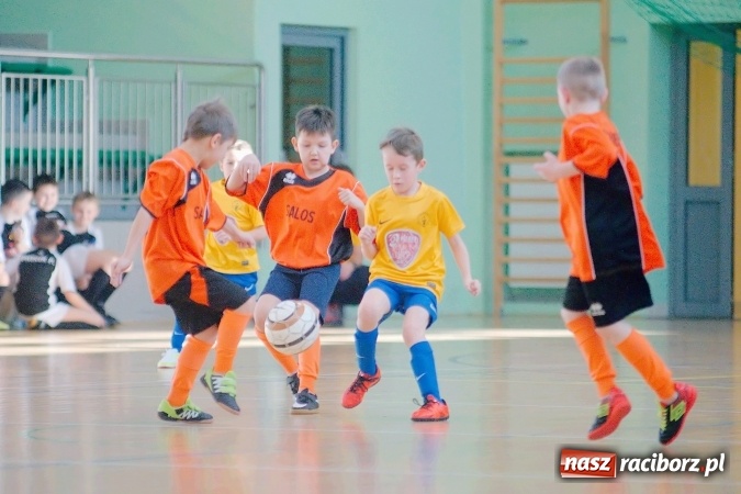 Zdjęcie w galerii na portalu naszraciborz.pl: Zimowa Liga Halowa: Emocjonujące starcia żaków w Arenie Rafako wiadomości z regionu