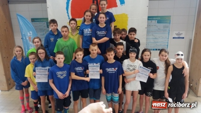 Zdjęcie w galerii na portalu naszraciborz.pl: Pływanie. III runda ligi 12-latków. Dobre starty raciborzan wiadomości z regionu