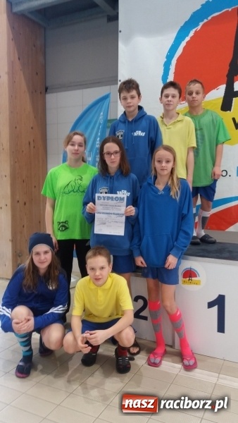 Zdjęcie w galerii na portalu naszraciborz.pl: Pływanie. III runda ligi 12-latków. Dobre starty raciborzan wiadomości z regionu