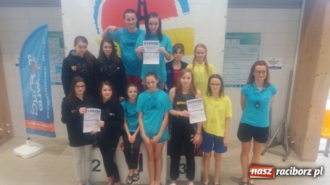 Zdjęcie w galerii na portalu naszraciborz.pl: Pływanie. III runda ligi 12-latków. Dobre starty raciborzan wiadomości z regionu