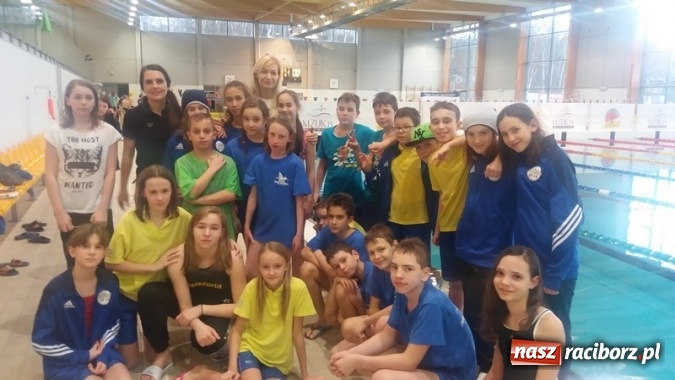 Zdjęcie w galerii na portalu naszraciborz.pl: Pływanie. III runda ligi 12-latków. Dobre starty raciborzan wiadomości z regionu