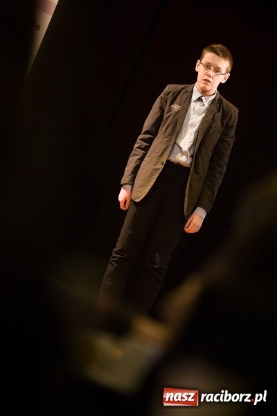 Zdjęcie w galerii na portalu naszraciborz.pl: 25. Powiatowy Konkurs Recytatorski Tw&oacute;rczości Adama Mickiewicza i Josepha von Eichendorffa wiadomości z regionu