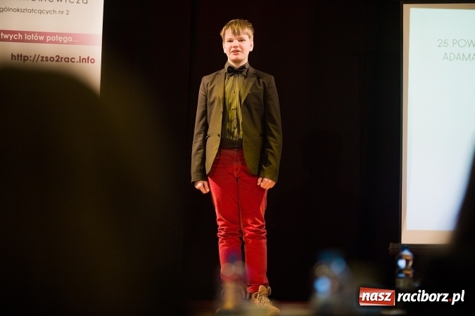 Zdjęcie w galerii na portalu naszraciborz.pl: 25. Powiatowy Konkurs Recytatorski Tw&oacute;rczości Adama Mickiewicza i Josepha von Eichendorffa wiadomości z regionu