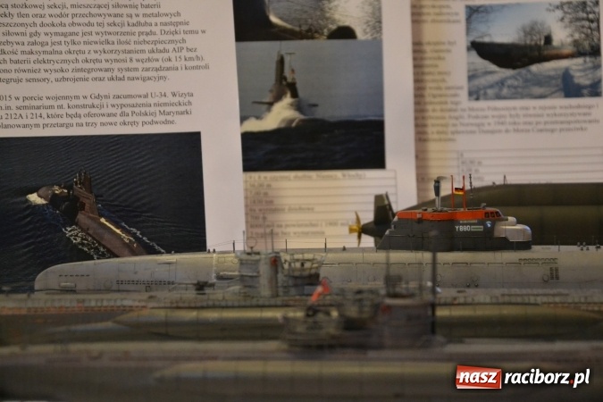 Zdjęcie w galerii na portalu naszraciborz.pl: Modele U-Bootów można już oglądać na Zamku Piastowskim wiadomości z regionu