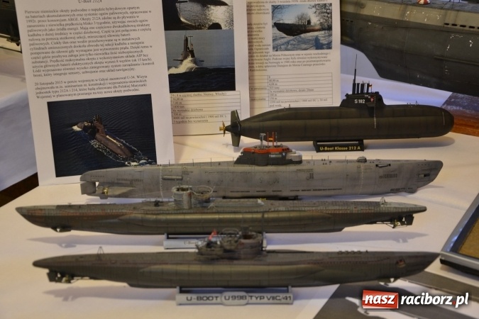 Zdjęcie w galerii na portalu naszraciborz.pl: Modele U-Bootów można już oglądać na Zamku Piastowskim wiadomości z regionu
