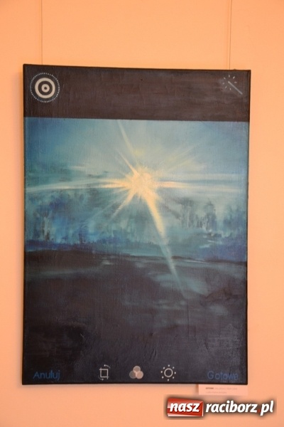 Zdjęcie w galerii na portalu naszraciborz.pl: Finisaż wystawy malarstwa Magdaleny Gogół na zamku wiadomości z regionu