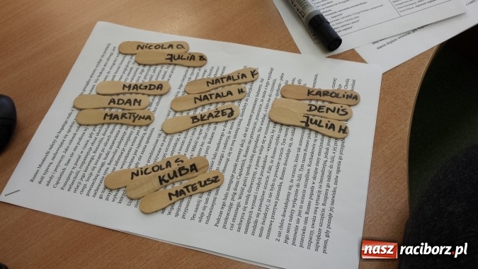 Zdjęcie w galerii na portalu naszraciborz.pl: Szkoła z Klasą 2.0 - w Gimnazjum nr 5 odbyły się ciekawe zajęcia dla uczni&oacute;w wiadomości z regionu