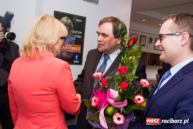 Zdjęcie w galerii na portalu naszraciborz.pl: Oficjalnie otwarcie biura poselskiego Gabrieli Lenartowicz z udziałem Grzegorza Schetyny i samorządowc&oacute;w z regionu wiadomości z regionu