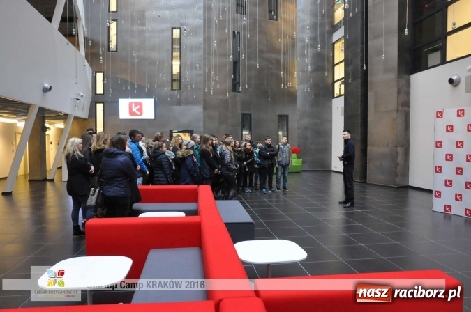 Zdjęcie w galerii na portalu naszraciborz.pl: Młodzież z gminy Krzyżanowice, Raciborza oraz powiatowych Centrów Kształcenia Zawodowego i Ustawicznego wzięła udział w StartUp Camp w Krakowie wiadomości z regionu