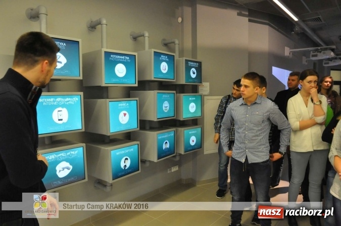 Zdjęcie w galerii na portalu naszraciborz.pl: Młodzież z gminy Krzyżanowice, Raciborza oraz powiatowych Centrów Kształcenia Zawodowego i Ustawicznego wzięła udział w StartUp Camp w Krakowie wiadomości z regionu