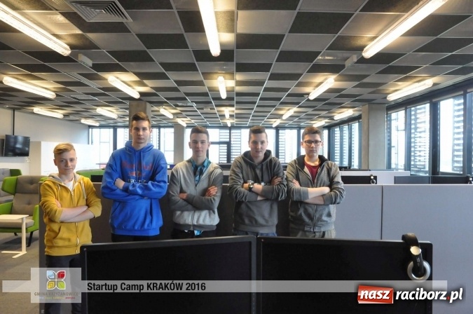 Zdjęcie w galerii na portalu naszraciborz.pl: Młodzież z gminy Krzyżanowice, Raciborza oraz powiatowych Centrów Kształcenia Zawodowego i Ustawicznego wzięła udział w StartUp Camp w Krakowie wiadomości z regionu