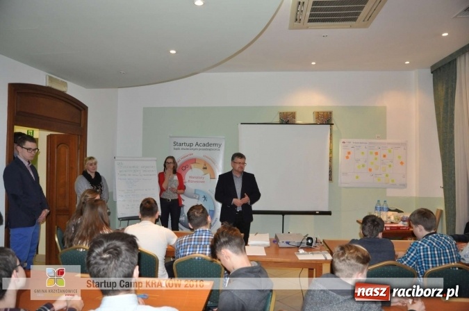 Zdjęcie w galerii na portalu naszraciborz.pl: Młodzież z gminy Krzyżanowice, Raciborza oraz powiatowych Centrów Kształcenia Zawodowego i Ustawicznego wzięła udział w StartUp Camp w Krakowie wiadomości z regionu