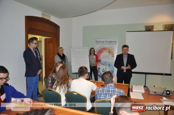 Zdjęcie w galerii na portalu naszraciborz.pl: Młodzież z gminy Krzyżanowice, Raciborza oraz powiatowych Centrów Kształcenia Zawodowego i Ustawicznego wzięła udział w StartUp Camp w Krakowie wiadomości z regionu