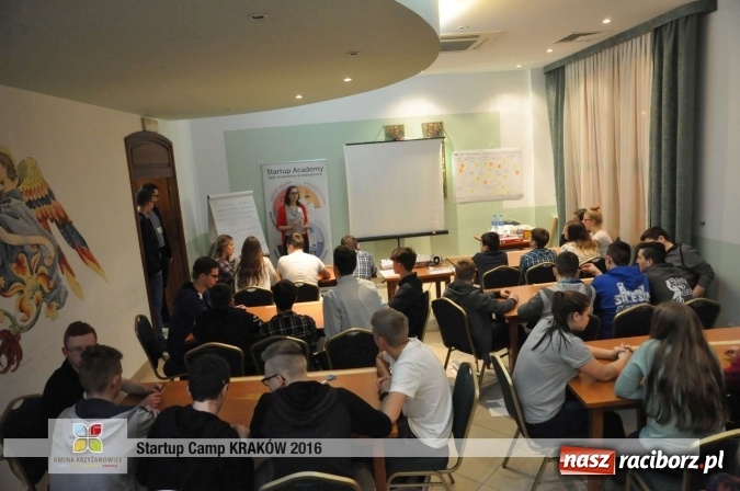 Zdjęcie w galerii na portalu naszraciborz.pl: Młodzież z gminy Krzyżanowice, Raciborza oraz powiatowych Centrów Kształcenia Zawodowego i Ustawicznego wzięła udział w StartUp Camp w Krakowie wiadomości z regionu