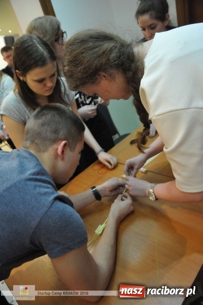 Zdjęcie w galerii na portalu naszraciborz.pl: Młodzież z gminy Krzyżanowice, Raciborza oraz powiatowych Centrów Kształcenia Zawodowego i Ustawicznego wzięła udział w StartUp Camp w Krakowie wiadomości z regionu