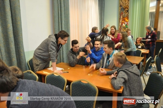 Zdjęcie w galerii na portalu naszraciborz.pl: Młodzież z gminy Krzyżanowice, Raciborza oraz powiatowych Centrów Kształcenia Zawodowego i Ustawicznego wzięła udział w StartUp Camp w Krakowie wiadomości z regionu