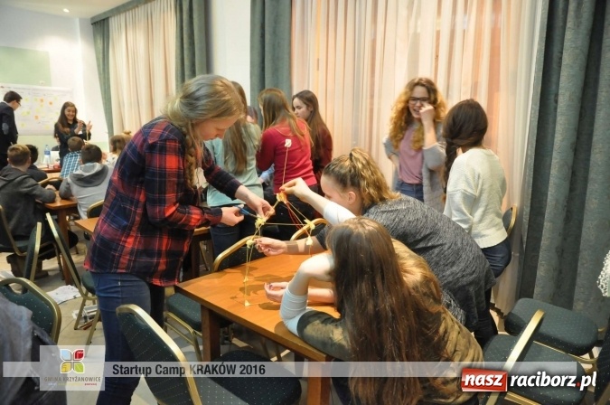 Zdjęcie w galerii na portalu naszraciborz.pl: Młodzież z gminy Krzyżanowice, Raciborza oraz powiatowych Centrów Kształcenia Zawodowego i Ustawicznego wzięła udział w StartUp Camp w Krakowie wiadomości z regionu