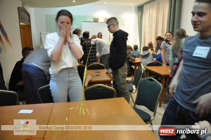 Zdjęcie w galerii na portalu naszraciborz.pl: Młodzież z gminy Krzyżanowice, Raciborza oraz powiatowych Centrów Kształcenia Zawodowego i Ustawicznego wzięła udział w StartUp Camp w Krakowie wiadomości z regionu