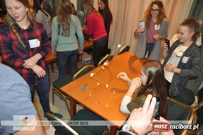 Zdjęcie w galerii na portalu naszraciborz.pl: Młodzież z gminy Krzyżanowice, Raciborza oraz powiatowych Centrów Kształcenia Zawodowego i Ustawicznego wzięła udział w StartUp Camp w Krakowie wiadomości z regionu